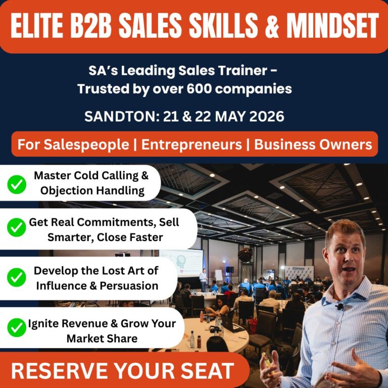 Elite 2-Day B2B Sales Skills and Mindset Course (Public Course)
